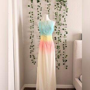 American Vintage Multicolor Gradient Dress